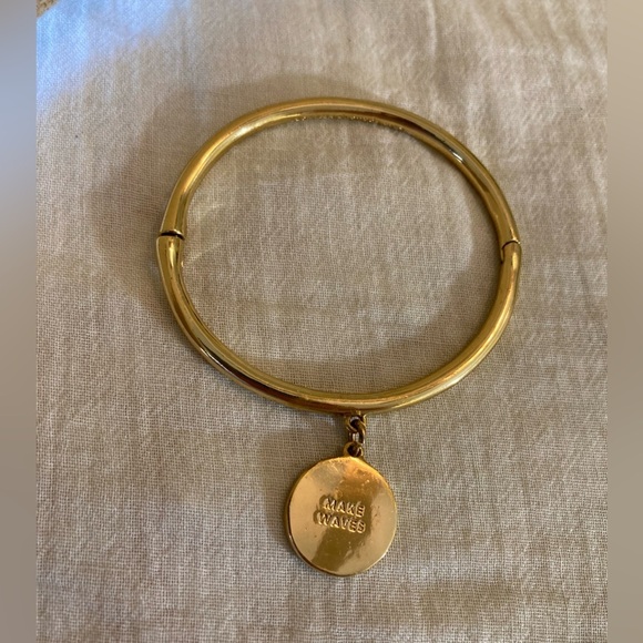 Kate Spade NY Inspirational Make Waves Hinged‎ Charm Bracelet - Picture 2 of 6